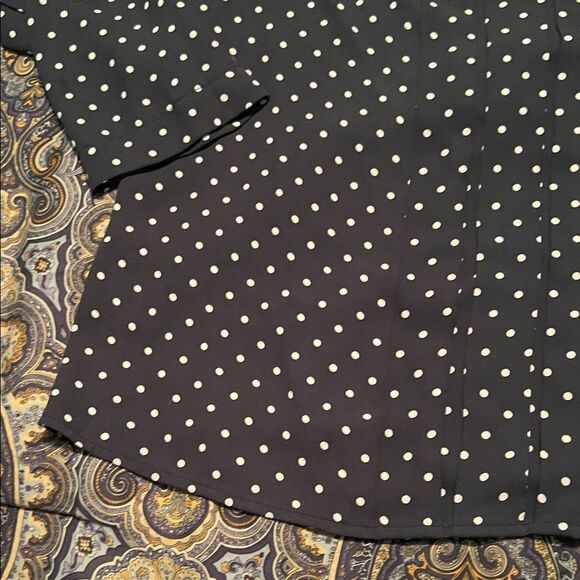 Loft Polka Dot Women's Top - blue and White - Picture 5 of 8